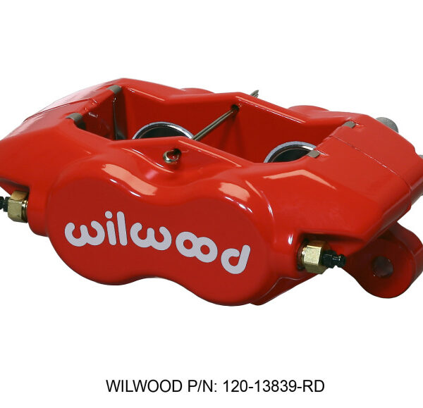 Wilwood Caliper-Forged DynaliteI-Red 1.38in Pistons .81in Disc