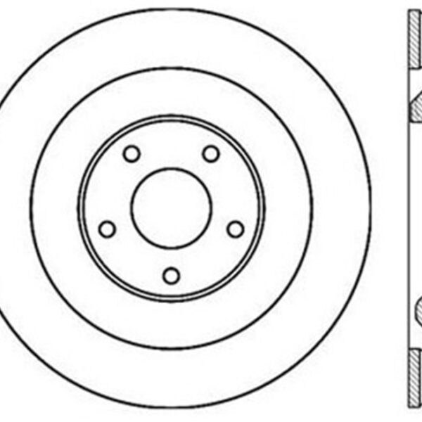 StopTech Power Slot 06-10 Corvette (Z06) / 10 Corvette Grand Sport Front Right Slotted CRYO Rotor