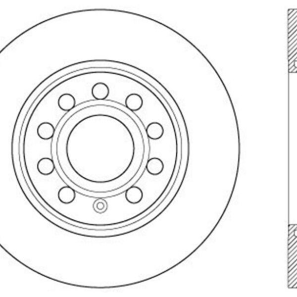 StopTech Drilled Sport Brake Rotor