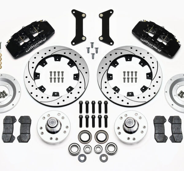 Wilwood Dynapro 6 Front Hub Kit 12.19in Drilled 79-87 GM G Body