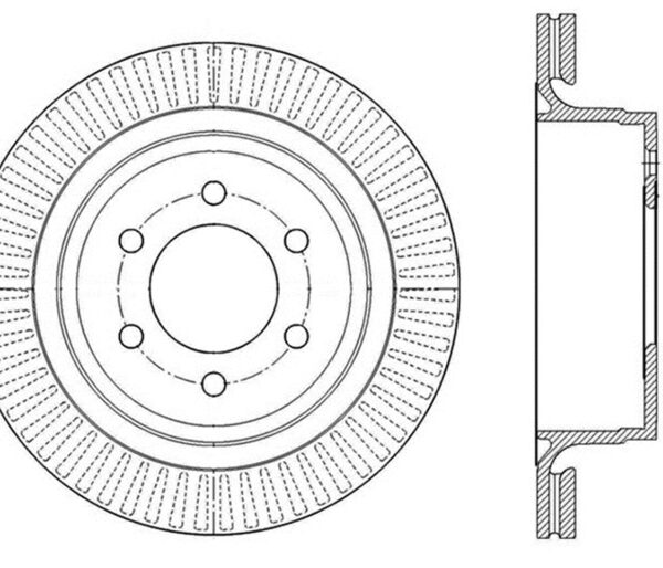 StopTech Slotted & Drilled Sport Brake Rotor
