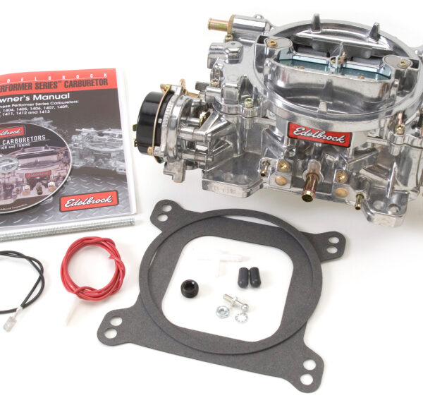 Edelbrock Carburetor Performer Series 4-Barrel 750 CFM Electric Choke Satin Finish