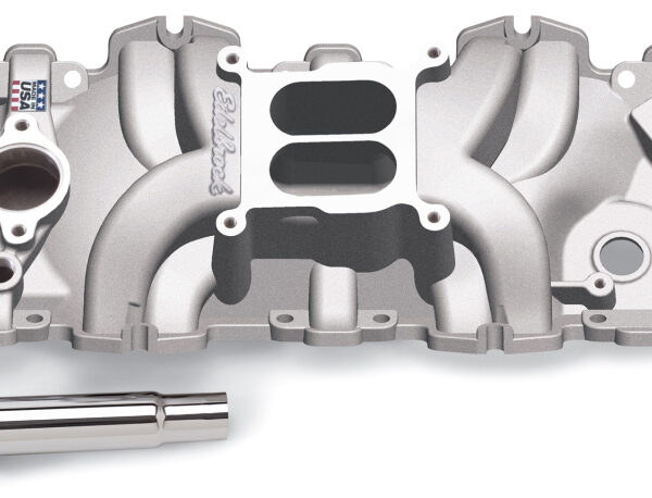 Edelbrock Intake Manifold Single Quad Perf RPM BBC 409 Inwin Lg Port As-Cast
