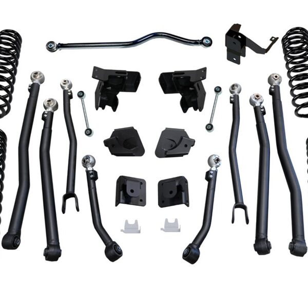 Superlift 07-18 Jeep Wrangler JK 4in Long Arm Kit - Fox 2.0 Shocks