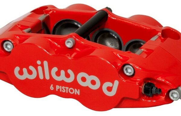 Wilwood Caliper-Narrow Superlite 6R-RH - Red 1.62/1.12/1.12in Pistons 1.10in Disc