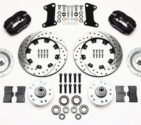 Wilwood Forged Dynalite Front Kit 12.19in Drilled 67-69 Camaro 64-72 Nova Chevelle