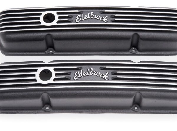 Edelbrock Valve Cover Classic Series Chevrolet 1959-1986 262-400 CI V8 Black