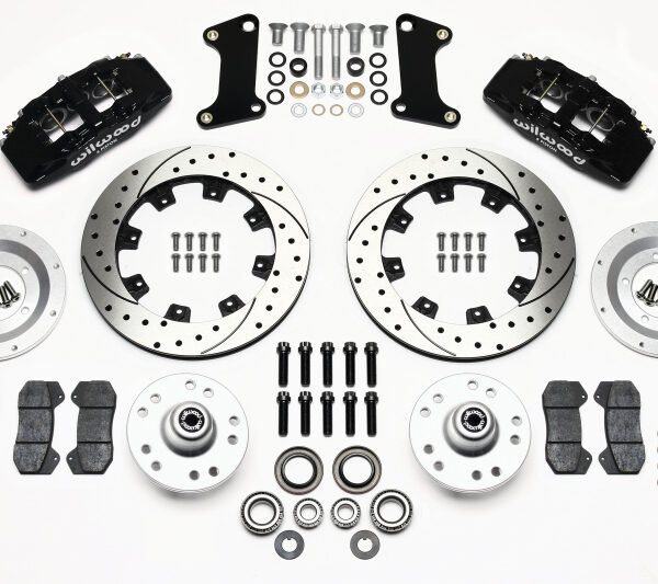 Wilwood Dynapro 6 Front Hub Kit 12.19in Drilled 67-69 Camaro (*Line Kit Needed*)