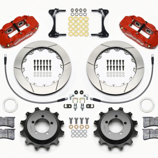 Wilwood Narrow Superlite 4R Rear Kit 12.88in Red 99-05 WRX / 99-07 Impreza