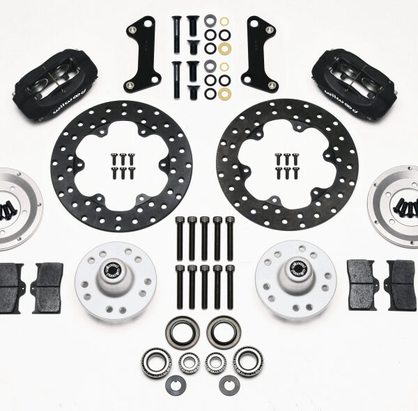 Wilwood Forged Dynalite Front Drag Kit Drilled Rotor 67-69 Camaro 64-72 Nova Chevelle