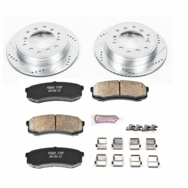 Power Stop 10-19 Lexus GX460 Rear Z23 Evolution Sport Brake Kit