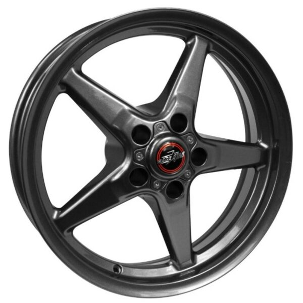 Race Star 92 Drag Star 17x10.50 5x4.50bc 7.63bs Direct Drill Metallic Gray Wheel
