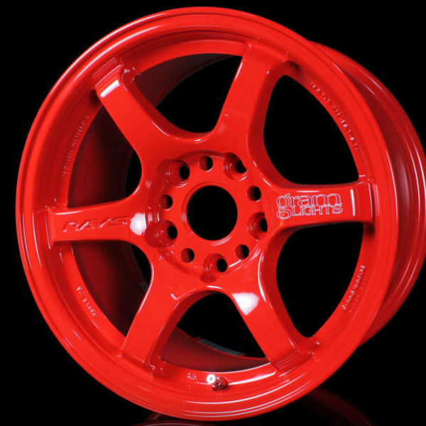 Gram Lights 57DR 18x9.5 +38 5-114.3 Milano Red (MOQ 20)