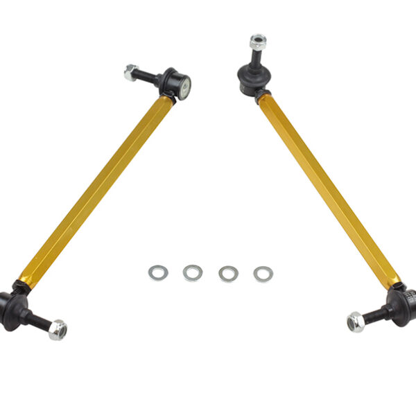 Whiteline 06/05+ Ford Focus LS / 05/09+ Mazda 3 BK Front Swaybar Link Kit H/Duty Adj Steel Ball