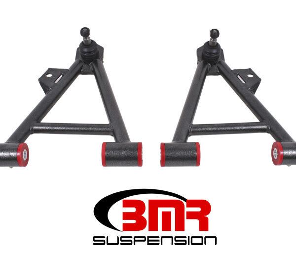 BMR 94-04 Mustang Lower Non-Adj. A-Arms (Coilover Only) w/ Tall Ball Joint (Poly) - Black Hammertone