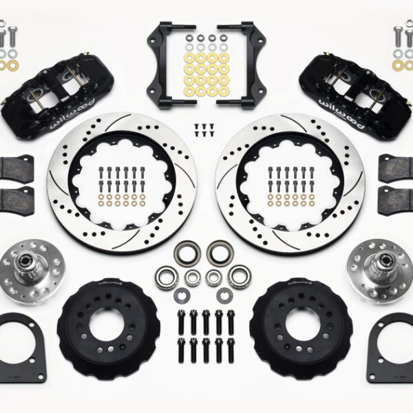 Wilwood AERO6 Front Hub Kit 14.00in Drilled TCI-IFS 71-78 (Pinto Based)