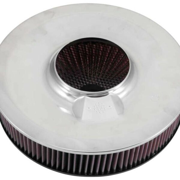 K&N X-Stream Top Assembly 14in OD 5.125in Neck Flange 4.62in H w/Vent