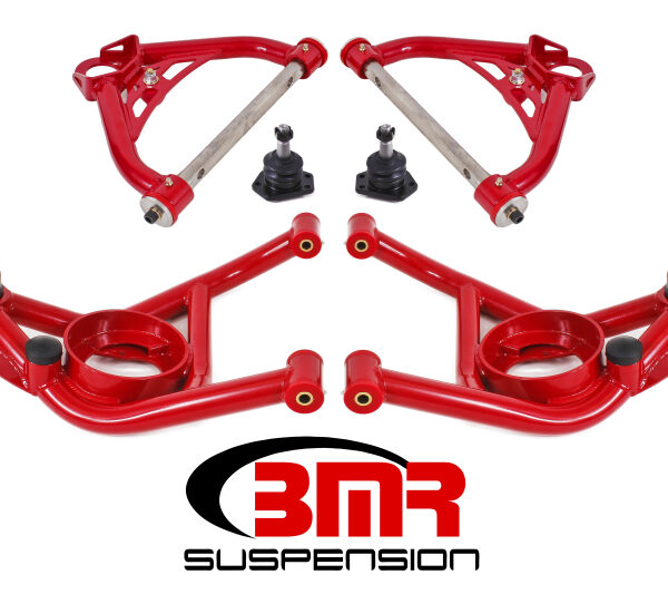BMR 70-81 2nd Gen F-Body Upper And Lower A-Arm Kit - Red