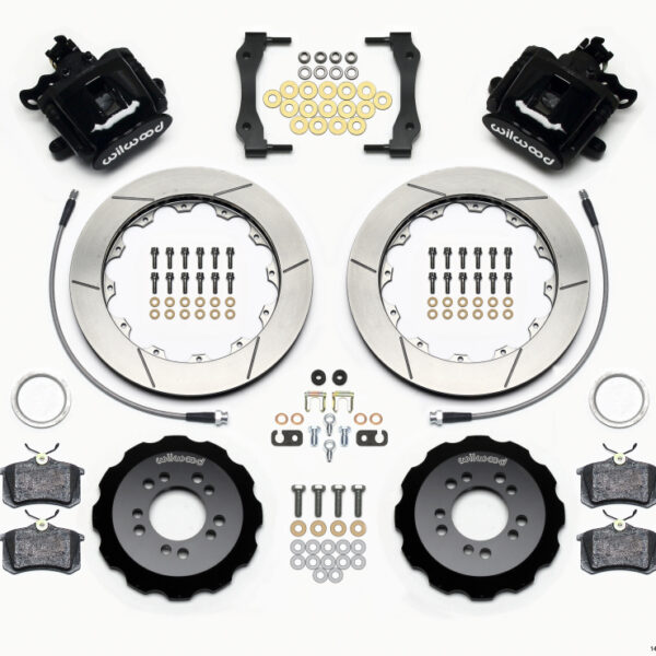 Wilwood Combination Parking Brake Rear Kit 12.88in 2013-Up Ford Focus ST w/ Lines