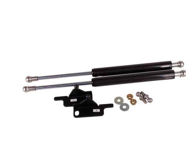 NRG Carbon Fiber Hood Damper Kit - 03+ Nissan 350Z/G35 (Half Pressure Shocks for CF Hood)