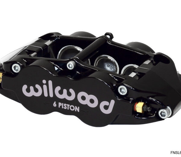 Wilwood Caliper-Narrow Superlite 6R-LH - Black 1.62/1.12/1.12in Pistons 1.25in Disc