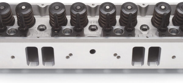 Edelbrock Cyl Head Perf RPM AMC 290 304 343 360 390 401 V-8 w/ Mach Exhst X-Over Complete