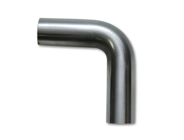 Vibrant 5in O.D. T304 SS 90 deg Mandrel Bend 6in x 6in leg lengths (7.5in Centerline Radius)