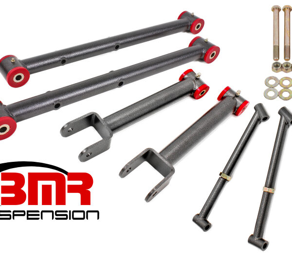 BMR 64-67 A-Body Non-Adj. Rear Suspension Kit - Black Hammertone