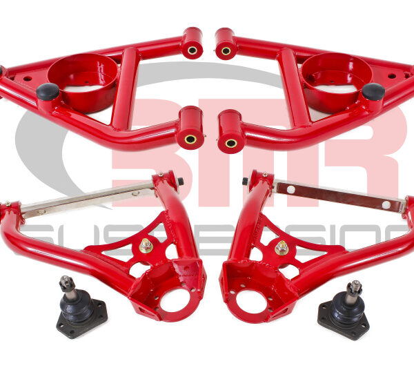 BMR 67-69 1st Gen F-Body Upper And Lower A-Arm Kit - Red