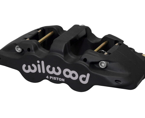 Wilwood Caliper-Aero4 - Black Anodize 1.12/1.12in Pistons 1.25in Disc