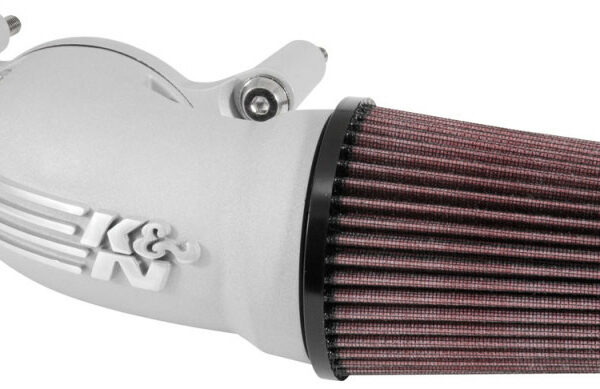 K&N 01-17 Harley Davidson Softail / Dyna FI Performance Air Intake System Silver