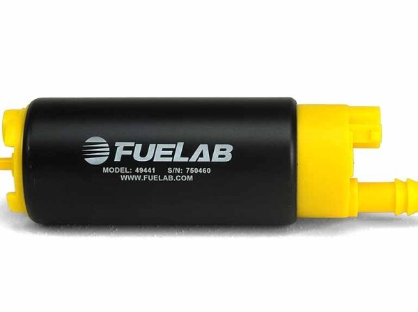 Fuelab 494 High Output In-Tank Electric Fuel Pump - 340 LPH In Offset From Out
