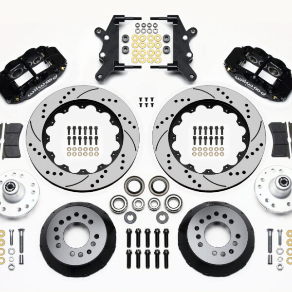 Wilwood Narrow Superlite 6R Front Hub Kit 14.00in Drilled 60-68 Ford / Mercury Full Size / Galaxie
