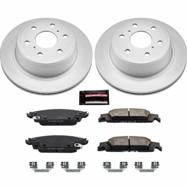 Power Stop 15-19 Cadillac Escalade Rear Z17 Evolution Geomet Coated Brake Kit