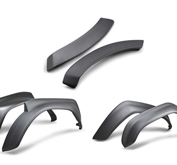 Ford Racing 22-24 Bronco Raptor Carbon Fiber Fender Flare Set - Matte