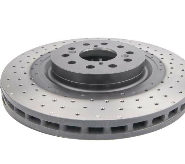DBA 17-20 Honda Civic Type R Hatch Front 4000 Series Cross Drilled Rotor