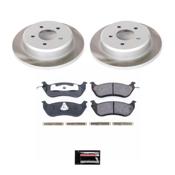 Power Stop 96-02 Mercury Grand Marquis Rear Semi-Coated Rotor Kit