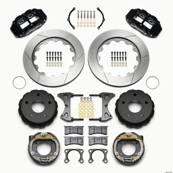 Wilwood Narrow Superlite 4R Rear P-Brk Kit 14.00in Big Ford 2.36in Off Bronco 5 x 5.50