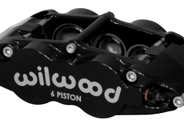 Wilwood Caliper-Narrow Superlite 6R-LH - Black 1.38/1.12/1.12in Pistons 1.10in Disc