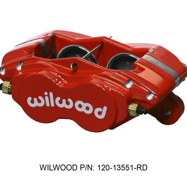 Wilwood Caliper-Forged Dynalite-M-Red 1.75in Pistons 1.00in Disc