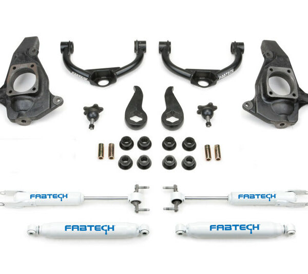 Fabtech 11-19 GM C/K2500HD/3500HD 4in Ultimate System w/Perf. Shocks