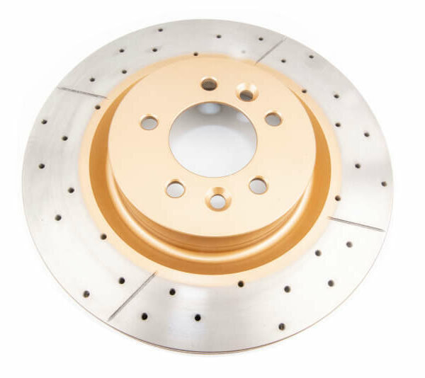 DBA 14-15 Land Rover Range Rover (w/o Brembo Brakes) Front Drilled & Slotted Street Series Rotor