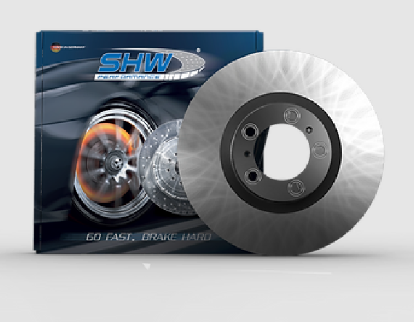 SHW 19-21 Porsche Macan S 3.0L Left Front Smooth Monobloc Brake Rotor (95B615301AA)