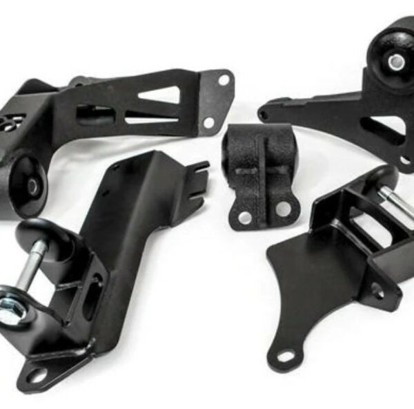 Innovative 90-93 Integra K-Series Black Steel Mounts 95A Bushings (Not K24 Trans)