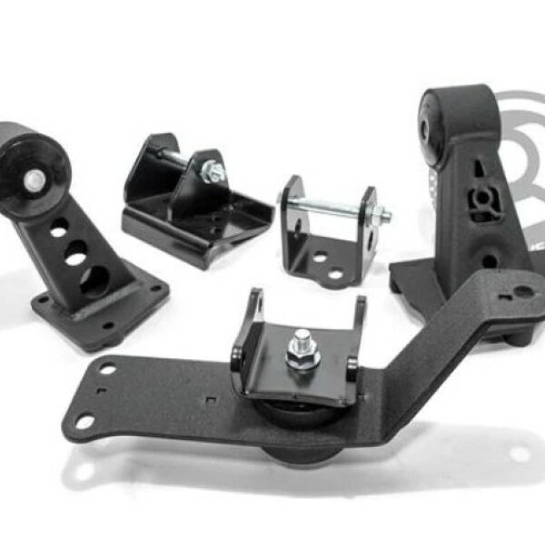 Innovative 00-09 Honda S2000 K-Series Black Steel Mounts 85A Bushings
