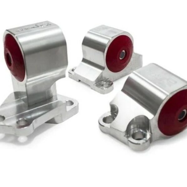 Innovative 92-95 Civic B/D Series Black Aluminum Mounts 85A Bushings (Auto to Manual Hydro 2 Bolt)