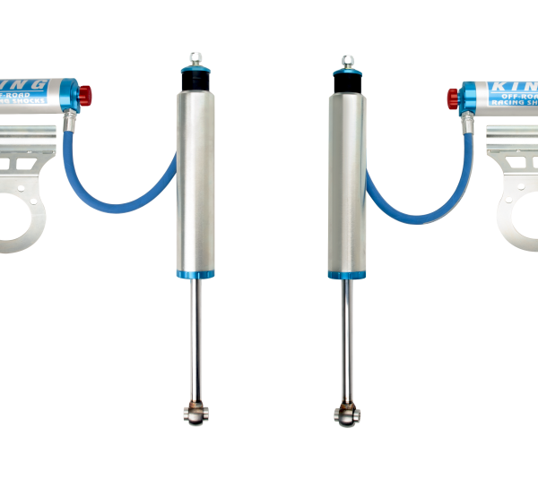 King Shocks 2014+ Ram 2500 4WD Front 2.5 Dia Piggy Hose Shock w/Adjuster (Pair)