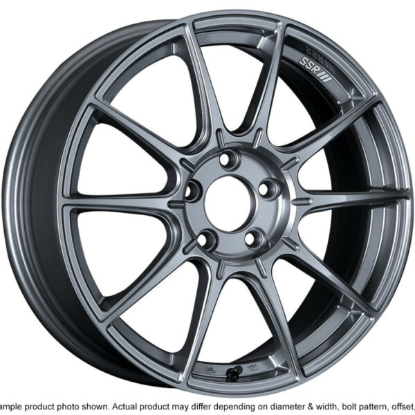 SSR GTX01 18x8.0 5x112 45mm Offset Dark Silver Wheel (S/O, No Cancellations)
