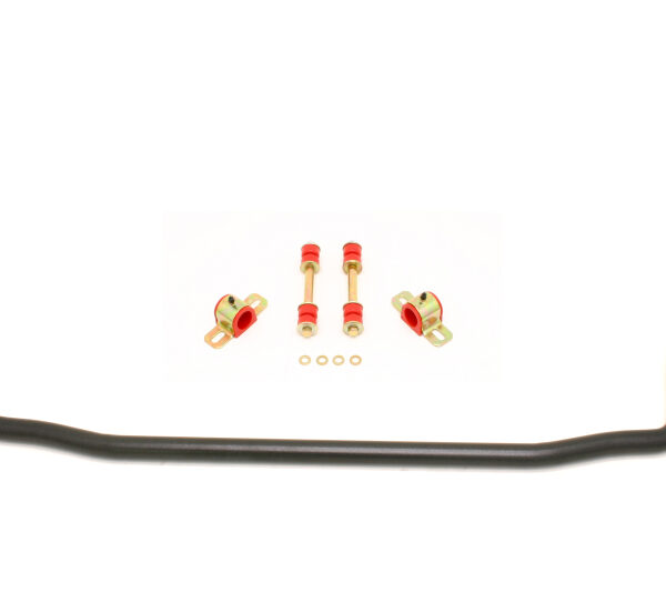 BMR 70-81 2nd Gen F-Body Front Solid 1.25in Sway Bar Kit w/ Bushings - Black Hammertone