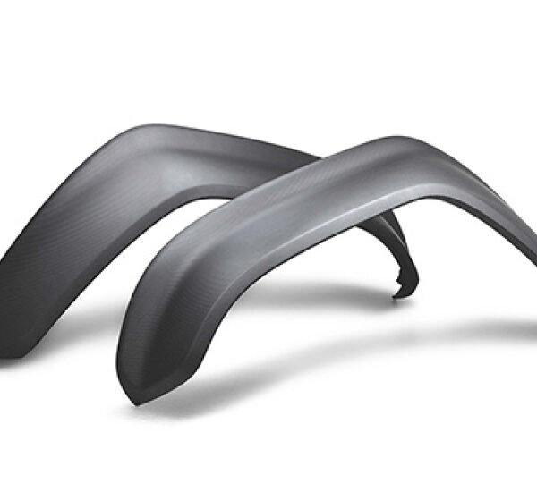 Ford Racing 22-24 Bronco Raptor Carbon Fiver Front Fender Flare Set - Matte